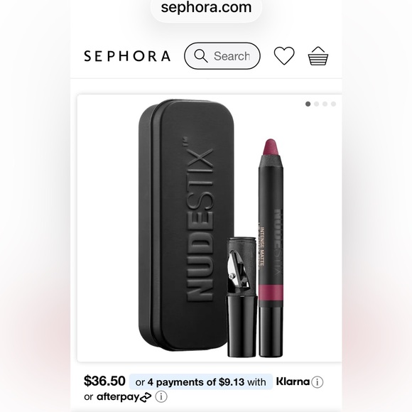 NUDESTIX Other - Nudestix Lip and Cheek Pencil with tin Case. Brand new! Sealed. Colour= wicked